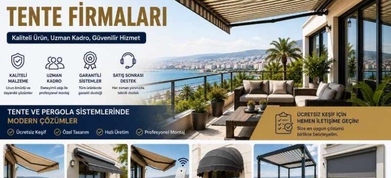 İzmir Tente Firmaları